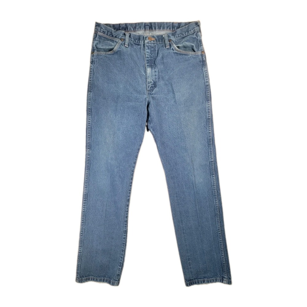 Wrangler 13MWZPW Jeans Mens 36x34 Cowboy Cut Pre-Washed High Rise Denim Pants